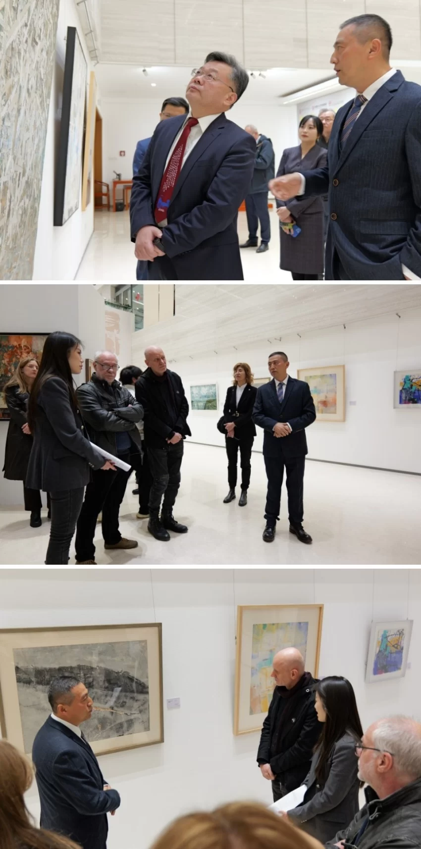 文脉跨山海 艺境贯中西——“纸语千年 艺韵华章”中国纸本艺术国际巡展亮相塞尔维亚(图4) 文脉跨山海 艺境贯中西——“纸语千年 艺韵华章”中国纸本艺术国际巡展亮相塞尔维亚(图4)