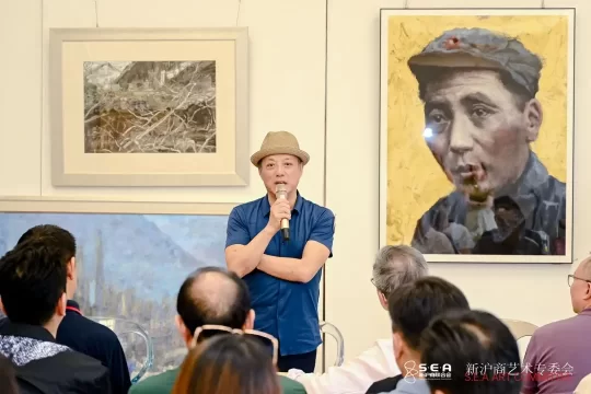 新沪商艺术专委会打造重磅IP   “走进大师工作室”首期对话著名画家陈逸鸣(图3) 新沪商艺术专委会打造重磅IP   “走进大师工作室”首期对话著名画家陈逸鸣(图3)