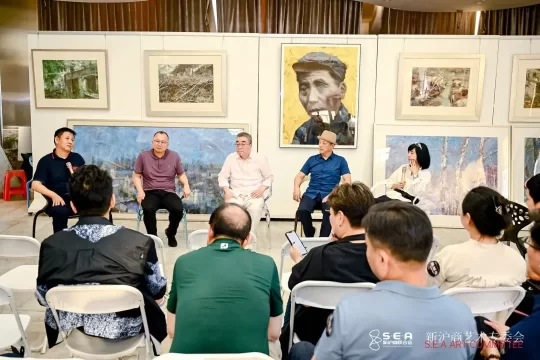 新沪商艺术专委会打造重磅IP   “走进大师工作室”首期对话著名画家陈逸鸣(图6) 新沪商艺术专委会打造重磅IP   “走进大师工作室”首期对话著名画家陈逸鸣(图6)