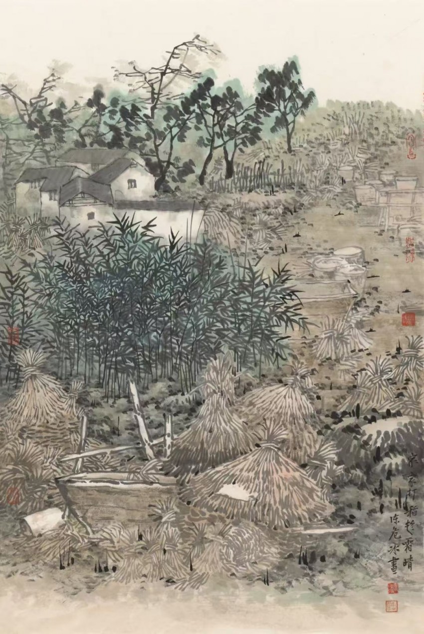 北京画院美术馆：“回归自然 独抒灵性——陈危冰田园诗意画展(图17)