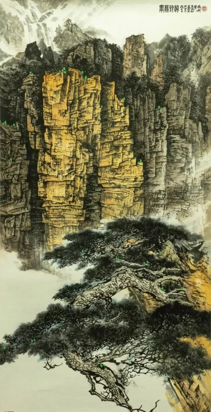 北京紫竹院 |“心筑江山——徐胜利、赵青仲、陈溪峋山水画展”(图6) 北京紫竹院 |“心筑江山——徐胜利、赵青仲、陈溪峋山水画展”(图6)