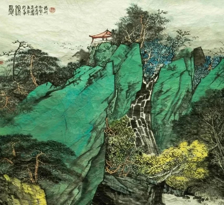 北京紫竹院 |“心筑江山——徐胜利、赵青仲、陈溪峋山水画展”(图7) 北京紫竹院 |“心筑江山——徐胜利、赵青仲、陈溪峋山水画展”(图7)