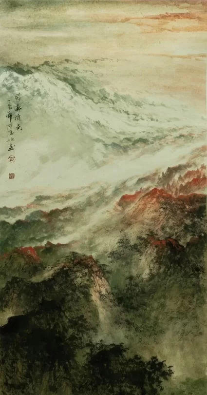 北京紫竹院 |“心筑江山——徐胜利、赵青仲、陈溪峋山水画展”(图13) 北京紫竹院 |“心筑江山——徐胜利、赵青仲、陈溪峋山水画展”(图13)