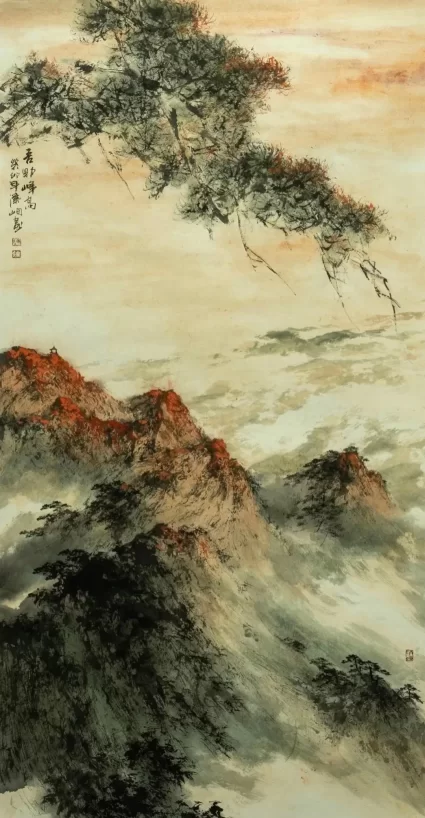 北京紫竹院 |“心筑江山——徐胜利、赵青仲、陈溪峋山水画展”(图12) 北京紫竹院 |“心筑江山——徐胜利、赵青仲、陈溪峋山水画展”(图12)