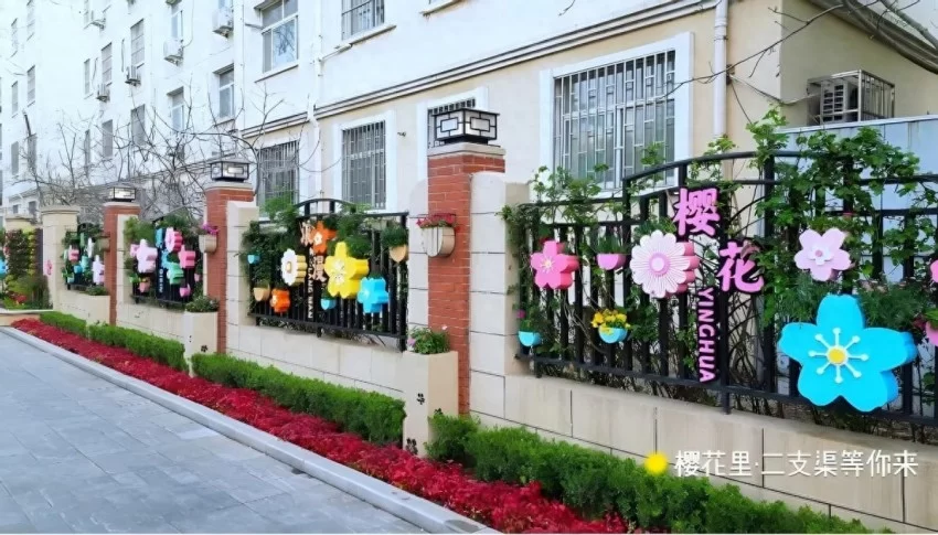 鹤壁市淇滨区：“樱花里”爱情花墙将樱花季浪漫氛围拉满